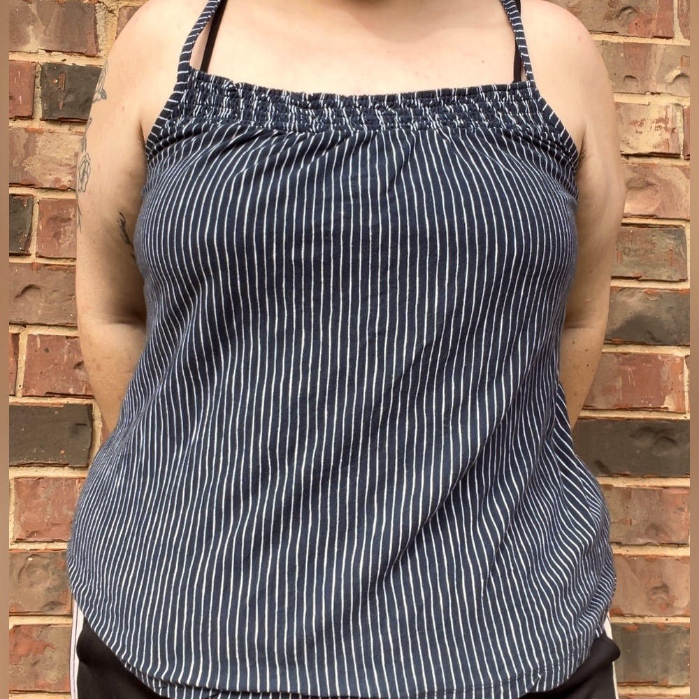 *SALE* Universal Thread Navy Striped Tank Top